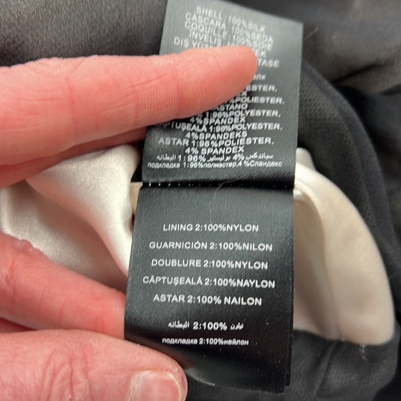 ***SOLD****bebe  single shoulder elegant beaded tank top - Picture 6 of 9